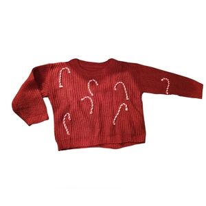 Red candy cane sweater